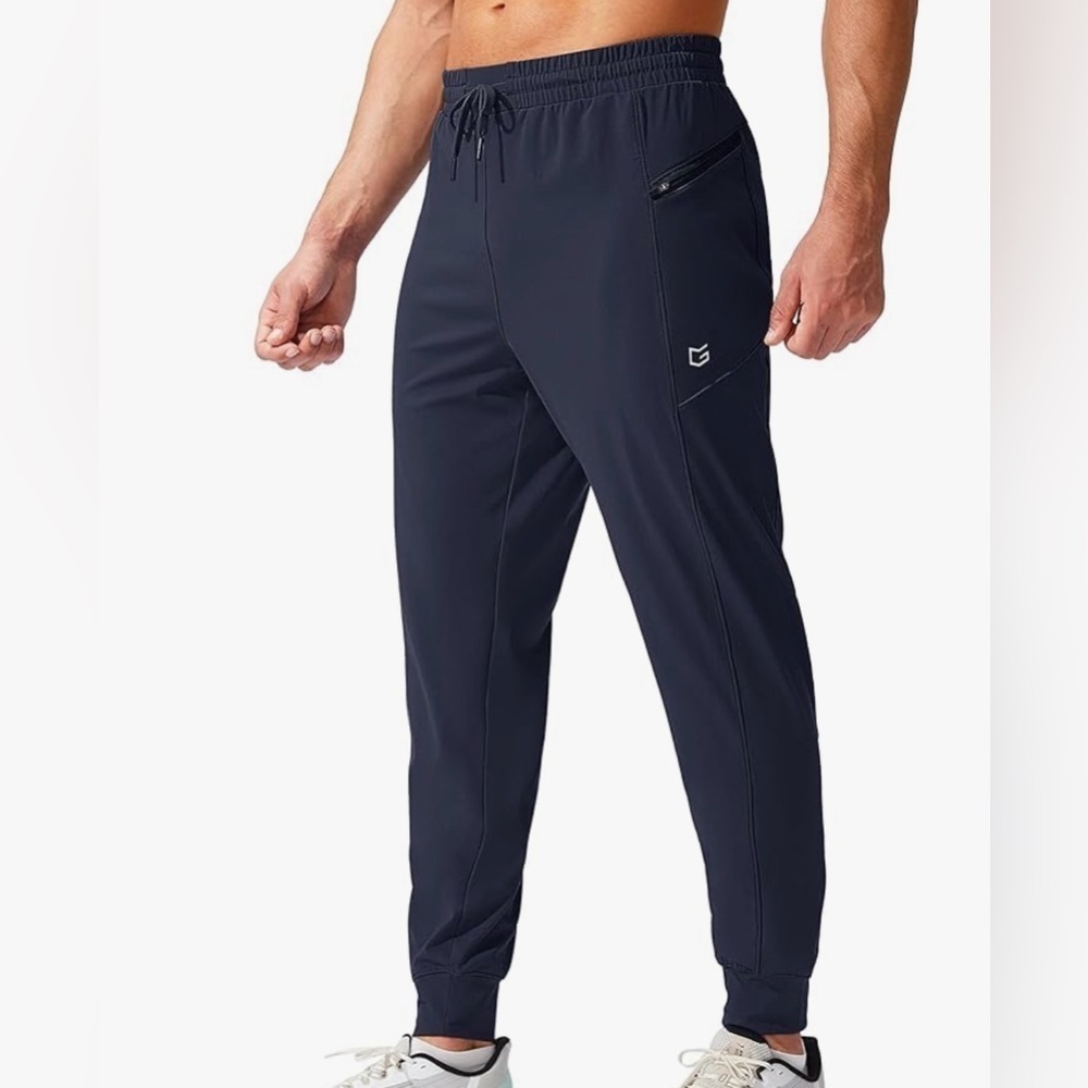 NWT Men’s Athletic Pant Jogger Workout Navy SZ: S by G Gradual